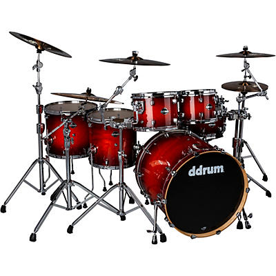 ddrum Dominion Birch 6-Piece Shell Pack With Ash Veneer