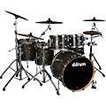 Ddrum Dominion Birch 6-Piece Shell Pack With Ash Veneer Gloss NaturalTrans Black