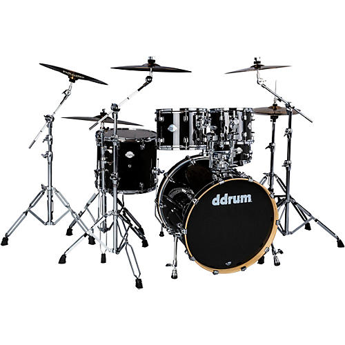ddrum Dominion Series Birch 5-Piece Shell Pack Condition 1 - Mint Midnight Black