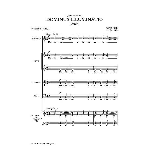 Novello Dominus Illuminatio SATB Composed by David Hill