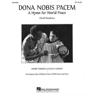 Hal Leonard Dona Nobis Pacem (A Hymn for World Peace) SATB composed by David Fanshawe