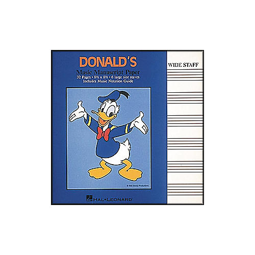 Donald Duck Manuscript Paper