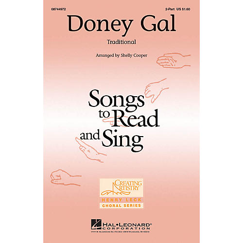 Hal Leonard Doney Gal 2-Part arranged by Shelly Cooper