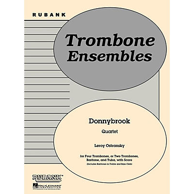 Rubank Publications Donnybrook (Trombone or Brass Quartet - Grade 2) Rubank Solo/Ensemble Sheet Series