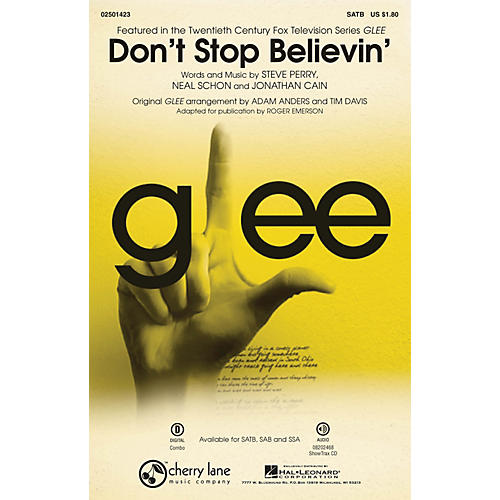 Don't Stop Believin' (Featured In The Fox TV Series Glee) SATB