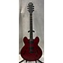 Used Epiphone Dot Studio Hollow Body Electric Guitar Wine Red