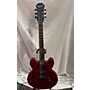 Used Epiphone Dot Studio Hollow Body Electric Guitar Flat Red