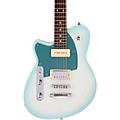 Reverend Double Agent OG Left-Handed Electric Guitar Metallic Silver FreezeChronic Blue Burst