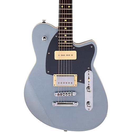 Reverend Double Agent OG Rosewood Fingerboard Electric Guitar Metallic Silver Freeze