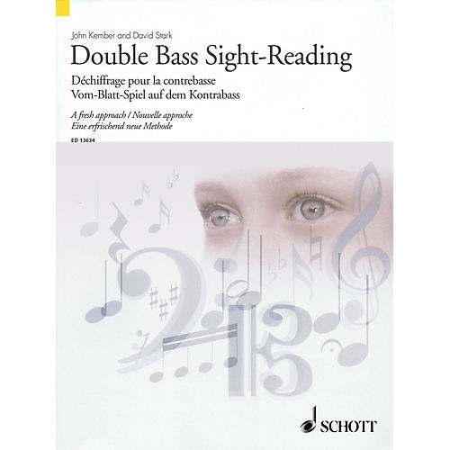 Schott Double Bass Sight-Reading - A Fresh Approach String Series Softcover Written by John Kember