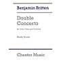 CHESTER MUSIC Double Concerto Music Sales America Softcover Composed by Benjamin Britten Edited by Colin Matthews