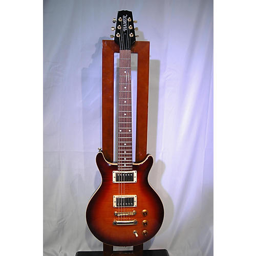 Hamer Double Cut Solid Body Electric Guitar Sunburst
