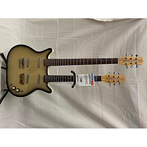 Double Neck Baritone Solid Body Electric Guitar