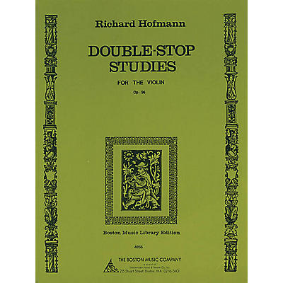 Music Sales Double-Stop Studies (for the Violin, Op. 96) Music Sales America Series Written by Richard Hofmann