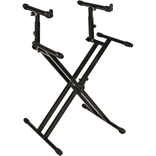Quik-Lok Double-Tier Double-Braced Keyboard Stand Condition 2 - Blemished  197881136758