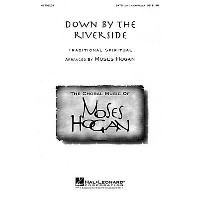 Hal Leonard Down by the Riverside SATB a cappella arranged by Moses Hogan