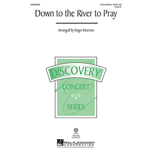 Hal Leonard Down to the River to Pray (Discovery Level 2) VoiceTrax CD Arranged by Roger Emerson