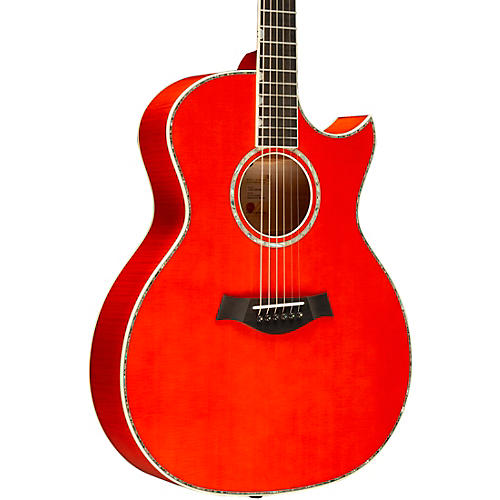 Taylor Doyle Dykes Signature Grand Auditorium Acoustic-Electric Guitar - Trans Orange