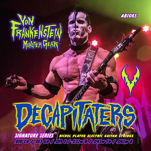 Von Frankenstein Monster Gear Doyle Wolfgang Von Frankenstein Decapitaters Signature Set 10 - 65w