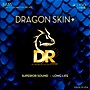 DR Strings Dragon Skin+ Coated Accurate Core Technology 4-String Quantum Nickel Bass Strings 40 - 100