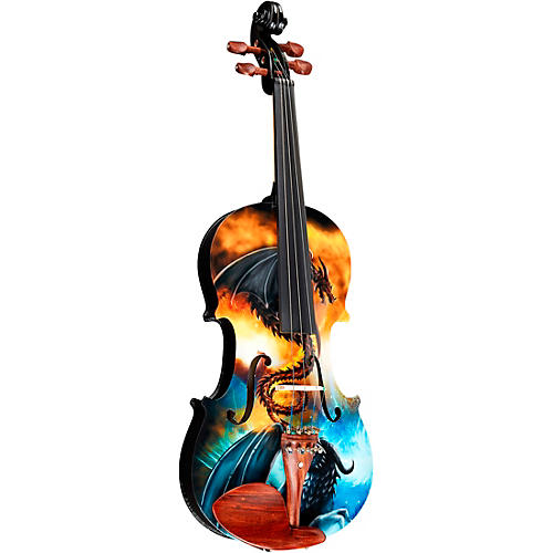 Rozanna's Violins Dragon Spirit Violin Outfit Condition 2 - Blemished 4/4 194744514883
