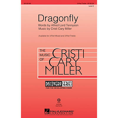 Hal Leonard Dragonfly (Discovery Level 2) 3 Part Treble composed by Cristi Cary Miller