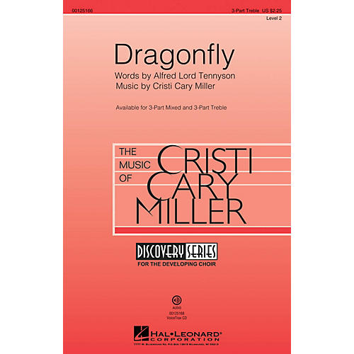 Hal Leonard Dragonfly (Discovery Level 2) 3 Part Treble composed by Cristi Cary Miller
