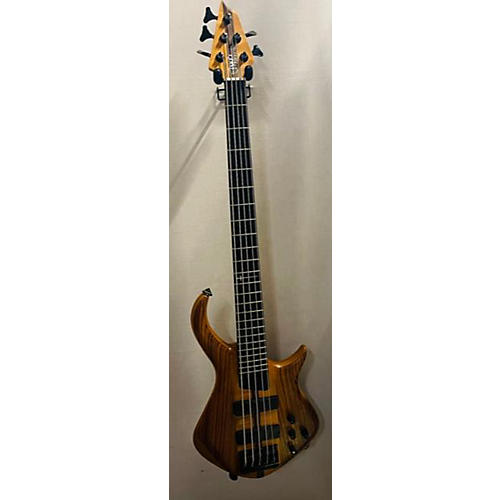 Warrior Dran Micheal Electric Bass Guitar Natural Wood