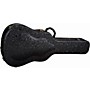 Luna Guitars Dreadnought / Grand Concert Acoustic Guitar Tooled Leather Look Hardshell Case Black