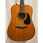 Used Hofner Dreadnought Acoustic Electric Guitar Natural