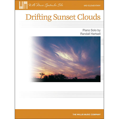 Willis Music Drifting Sunset Clouds - Later Elementary Piano Solo Sheet