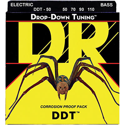 DR Strings Drop Down Tuning Heavy Bass Strings (50-110)