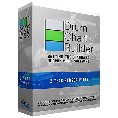 Drum Chart Builder 2 Year Subscription