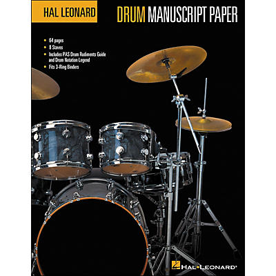 Hal Leonard Drum Manuscript Paper (8.5 X 11)