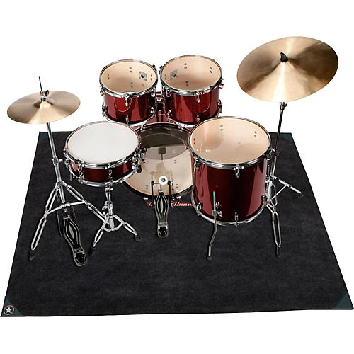 Road Runner Drum Rug 5.5'x4.5' Gray