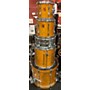 Used Premier Drum Set Drum Kit natural mahogany