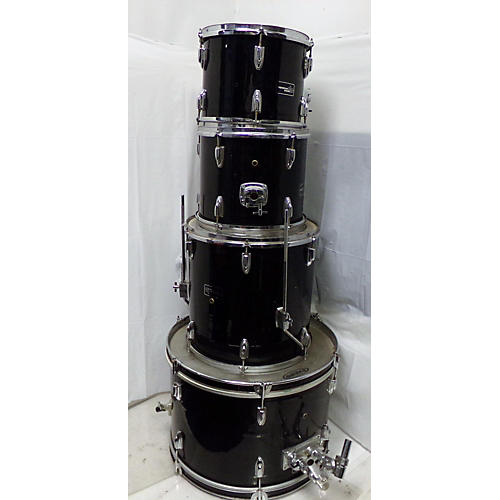 Groove Percussion Drum Set Drum Kit Black