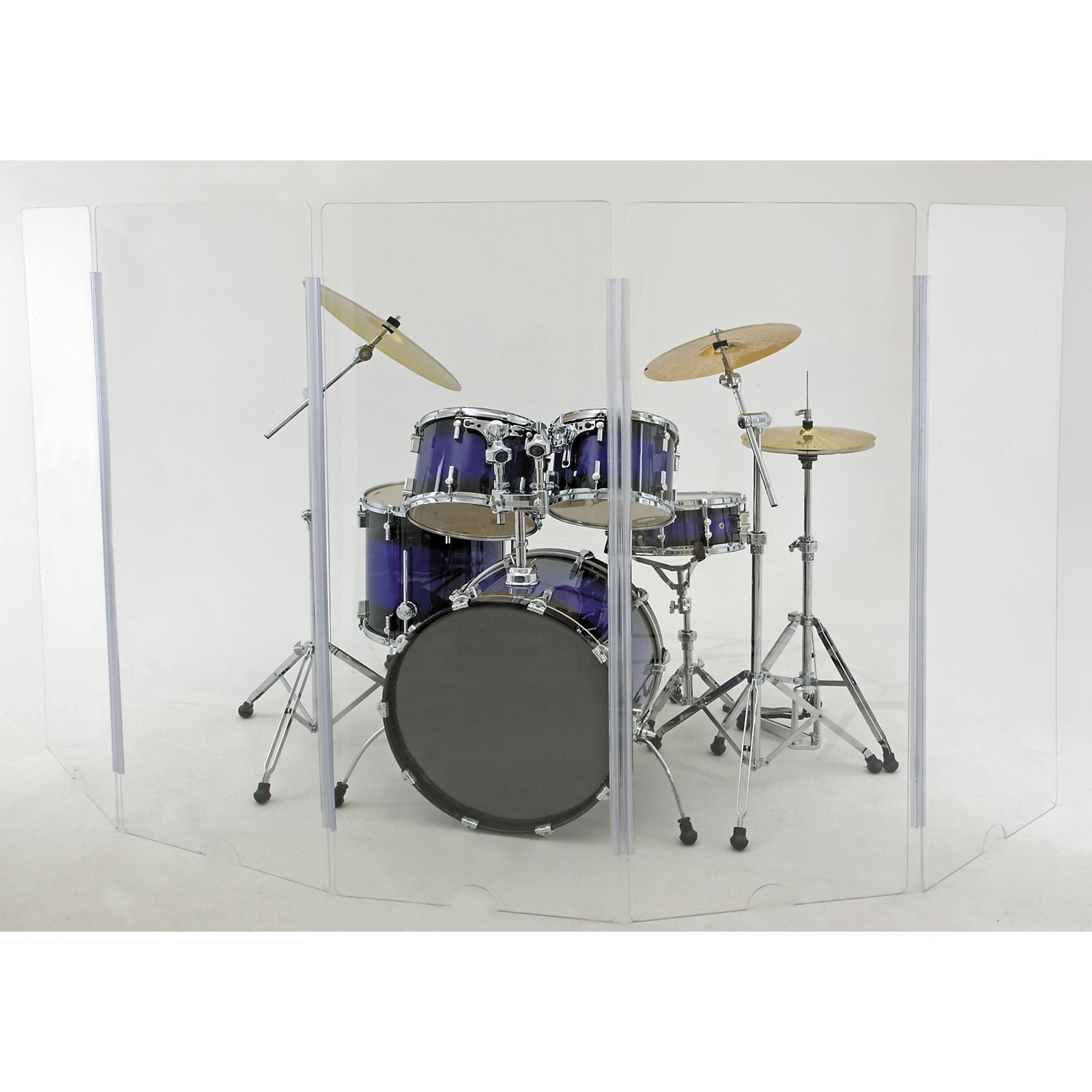 CalMil Drum Shield 5Piece 5' x 2' Musician's Friend