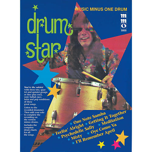 Music Minus One Drum Star Music Minus One Series Softcover with CD