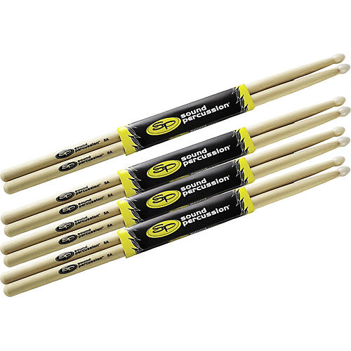 Sound Percussion Labs Drum Sticks Buy 3, Get 1 Free, 5A Nylon Tip