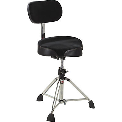 Gibraltar Drum Throne With Oversized Motorcycle Seat and Backrest