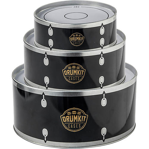 SK Drumkit Storage Tin Cases - Black