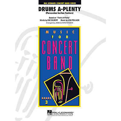 Hal Leonard Drums A Plenty - Young Concert Band Level 3 by James Christensen