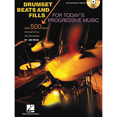 Hal Leonard Drumset Beats and Fills For Today's Progressive Music (Book/CD)