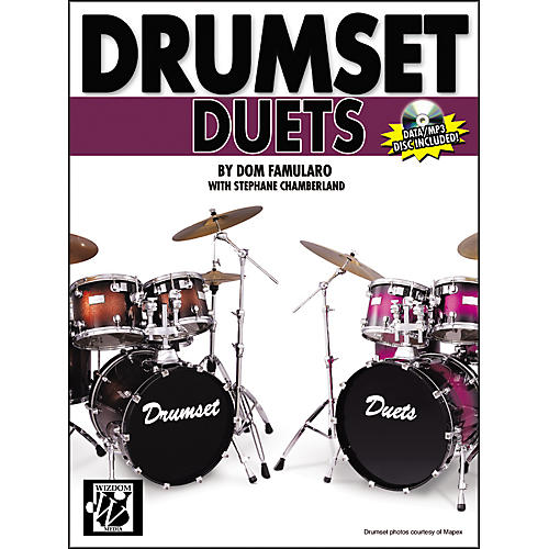 Drumset Duets Book & CD-ROM