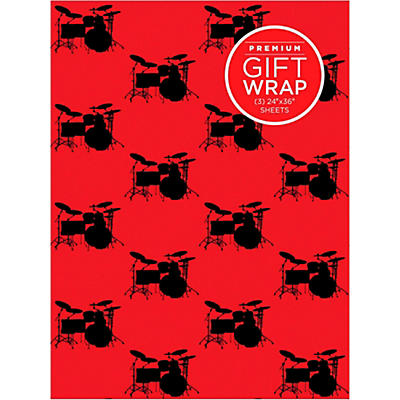 Hal Leonard Drumset Wrapping Paper