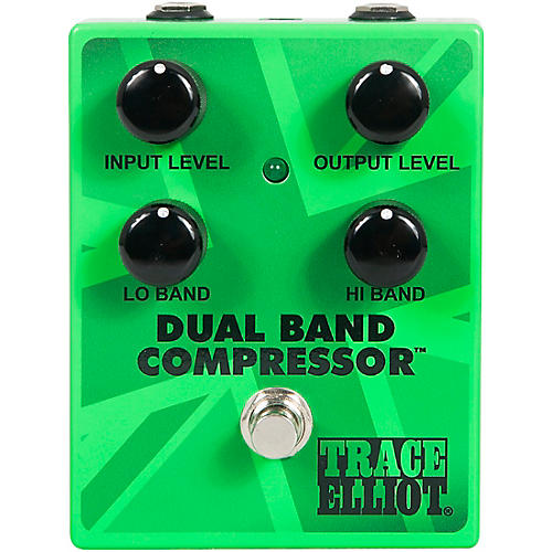 Trace Elliot Dual Band Compressor Pedal Green