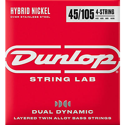 Dunlop Dual Dynamic Hybrid Nickel 4-String Electric Bass Strings