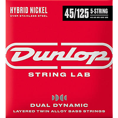 Dunlop Dual Dynamic Hybrid Nickel 5-String Electric Bass Strings
