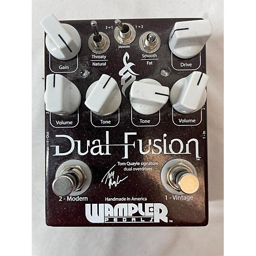 Wampler Dual Fusion Tom Quayle Signature Overdrive Effect Pedal |  Musician's Friend